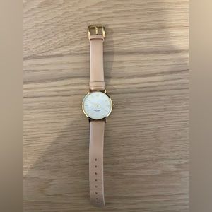 Kate Spade blush leather watch